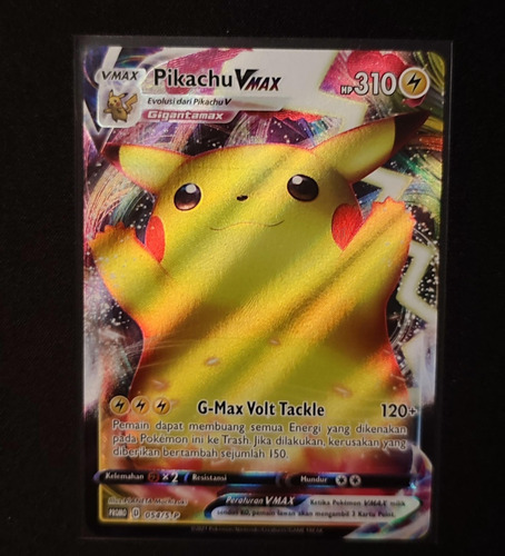 Pikachu Vmax Carta Pokémon 