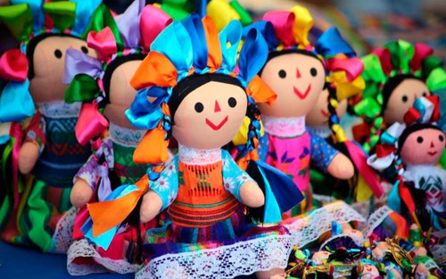 Muñeca De Trapo Otomi Lele Maria 30 Cm Mayoreo (20 Piezas)