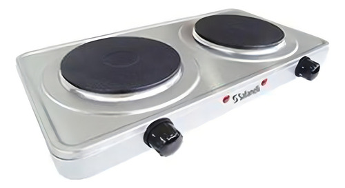 Fogão Elétrico Portátil 2 Placas Inox Safanelli Fp1010