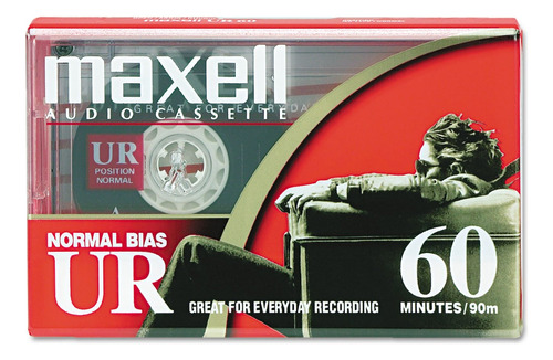 Maxell 109010de Dictado Y Audio Cassette, Bias Normal, 60min