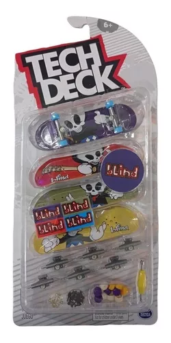 Kit Skate De Dedo Tech Deck Blind Com Obstáculo - Skate dos Sonhos