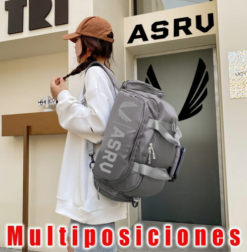 Maleta Mochila Gym Viaje Deportiva Multiposiciones Asrv Pro