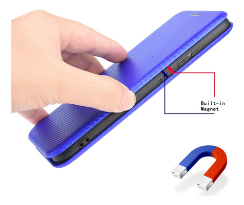 B Funda Con Tapa Anticaída De Fibra De Carbono Para