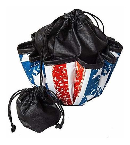 Bolso De Plastico Abs Con Diseño De Bandera De 10 Bolsillos