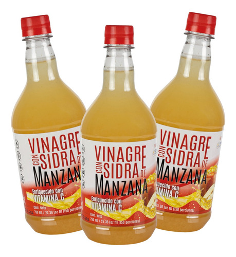 Vinagre Sidra De Manzana X3 750 - L a $33