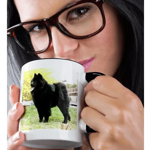 3drose Perros Chow Chow - Black Chow - Tazas (taza_844_4)