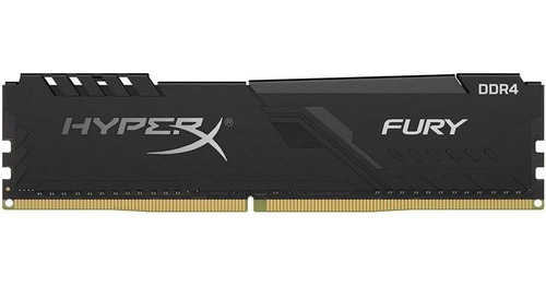 Imagem 1 de 4 de Memória Ddr4 16gb 2666mhz Hyper X Fury Black Gamer