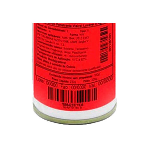 Imagem 3 de 6 de Penetrante Metal-check Vp30 - Lata 230g Metal-check