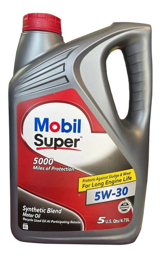 Aceite Sintetico Mobil Super 5w30 4.73l