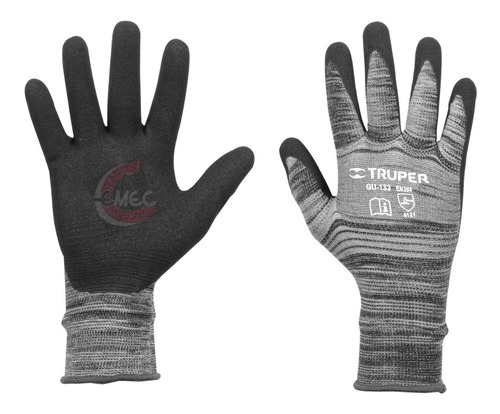 Guantes De Poliamida Recubiertos De Nitrilo Truper Tru17065