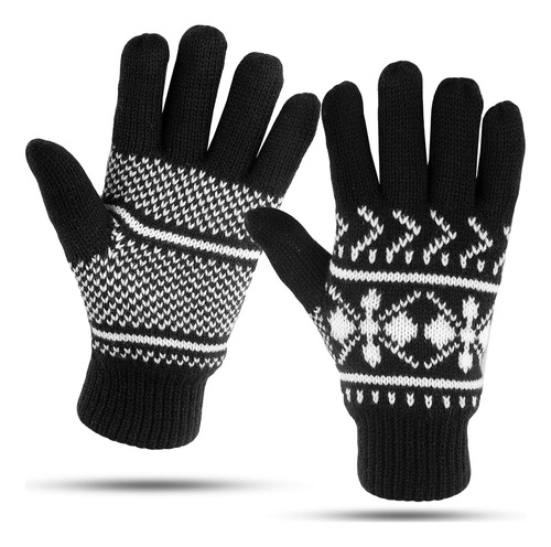 Luther Pike Seattle Guantes De Invierno Tejidos Para Mujer C