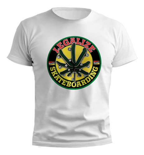 Remera Legalize Skateboarding Diseño