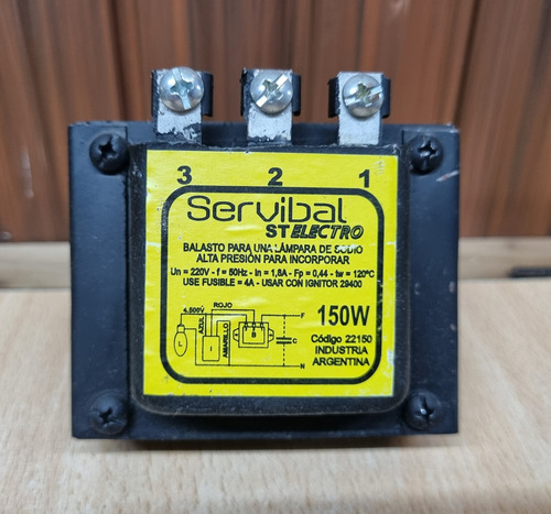 Balastos Int/ext. 125w 250w 400w Mercurio - Sodio