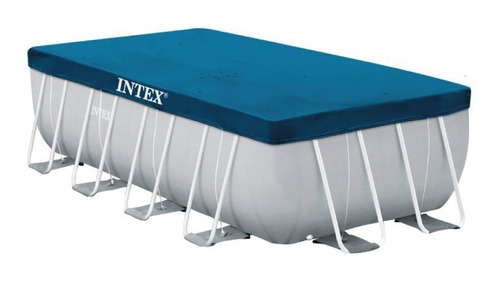 Cobertor Intex Para Piletas Estructural Rectangular  Vinilo