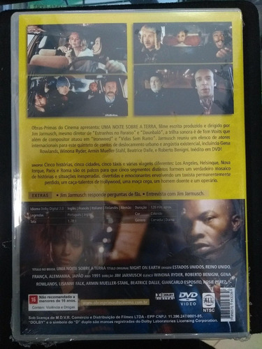 Imagem 2 de 2 de Dvd - Uma Noite Sobre A Terra / Jim Jarmusch