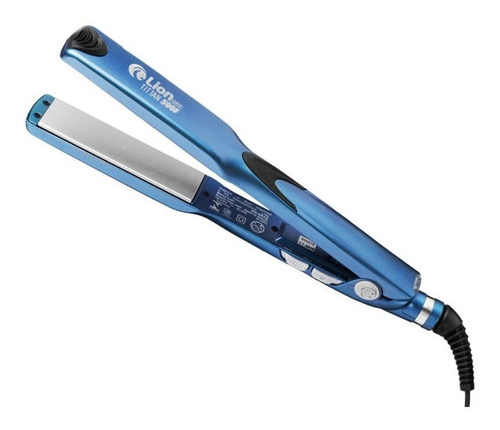 Imagem 4 de 9 de Kit Prancha Azul Secador Rosa 220v Lion Progressiva 500g