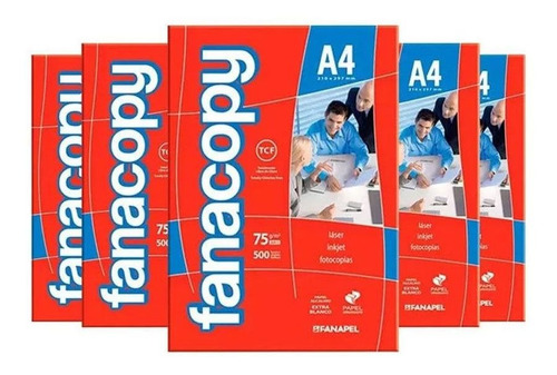 Papel Fotocopia Fanacopy A4 75grs. Packs X 10 Resmas!!!!