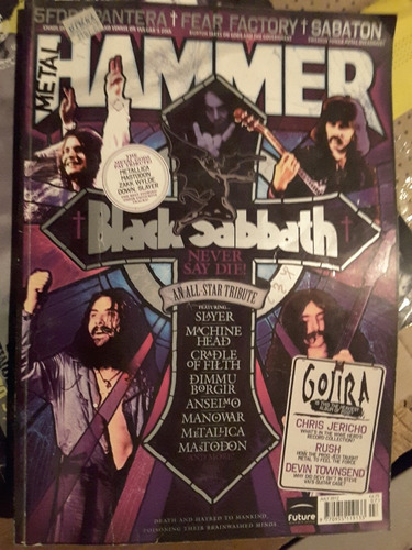 Revista Metal Hammer Portada Black Sabbath