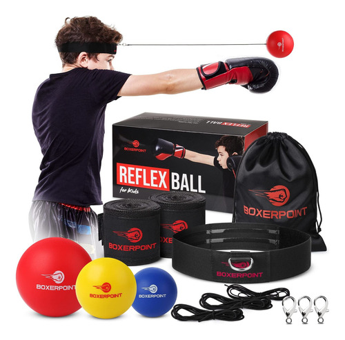 Boxerpoint Juego De Bolas De Reflejo De Boxeo Para Niños, .