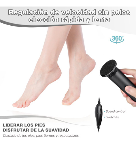 Limas Eléctricas Para Pies, Kit Doméstico De Molino