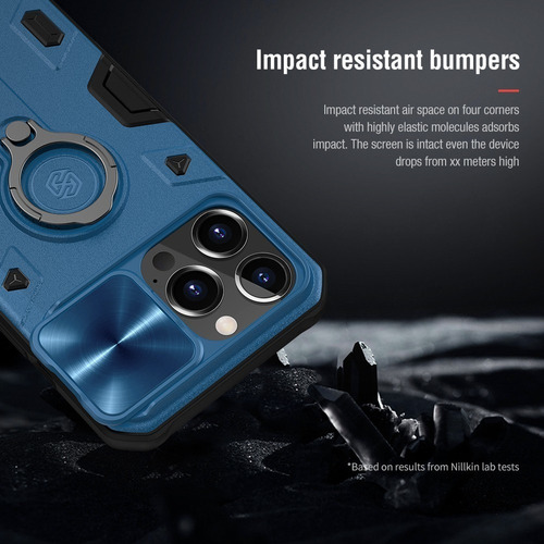 Capa Nillkin Camshield Armor Para iPhone 13 Pro Max 6.7 Pol.