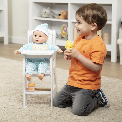 Pretend Play High Chair Melissa & Doug For Baby Dolls