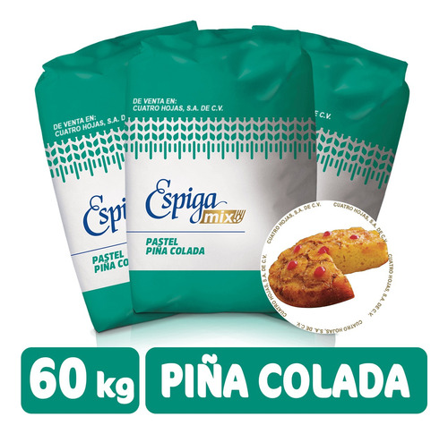 Harina De Piña Colada Espiga Mix 60 Kg
