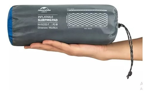 Aislante térmico inflable naranja Fc-10 Camping Naturehike