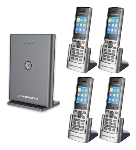 Base Ip Grandstream Dp752 + Telefono Inalambrico Dp730 X4