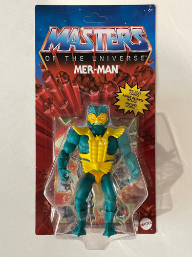 Mer-man Motu Origins Wave 3 Card Unpunch Multilenguaje 2020 (Usado)