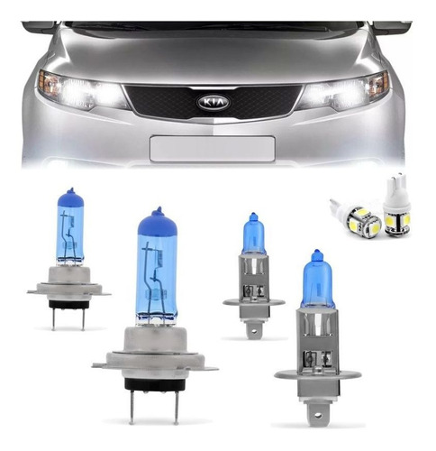 Kit Lampadas Cerato 2009 2010 2011 2012 Super Brancas H7 H1