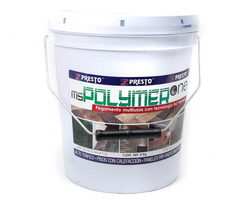 Pegamento Flex P/piso Madera Ms Polymer One 6kg Presto 1 Pz