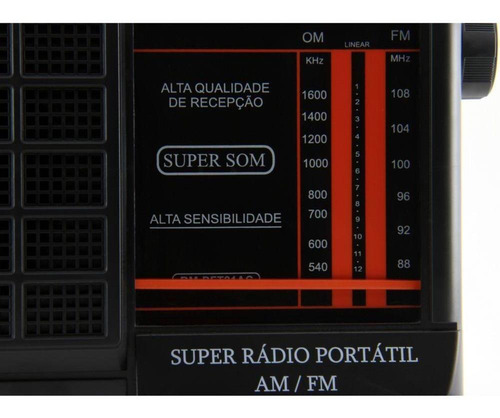 Imagem 4 de 4 de Rádio Motobrás Rm-pft22ac 2 Faixas Am Fm