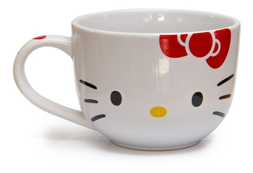 Taza Kitty Moño Rojo Tazón De Cereal 