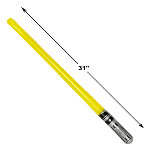 Paquete De 10 Juguetes Inflables Con Espada De Sable De Luz: