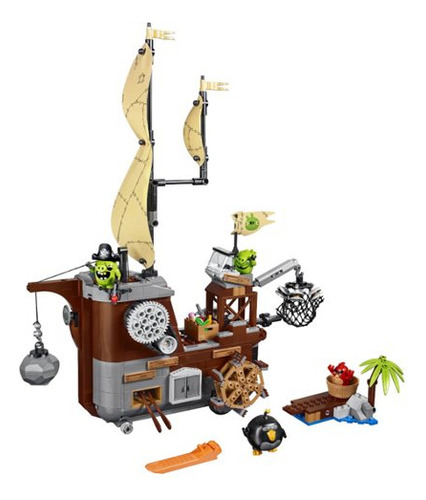 Kit De Construcción De Barcos Piratas Lego Angry Birds 75825