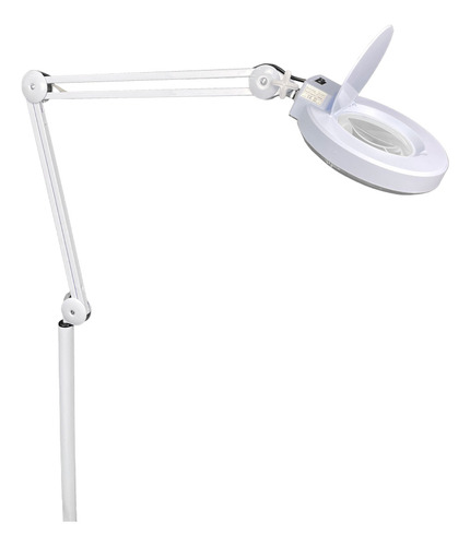 Lupa Articulada Amplia 10x Lente 120mm 126 Leds Smd+ Suporte