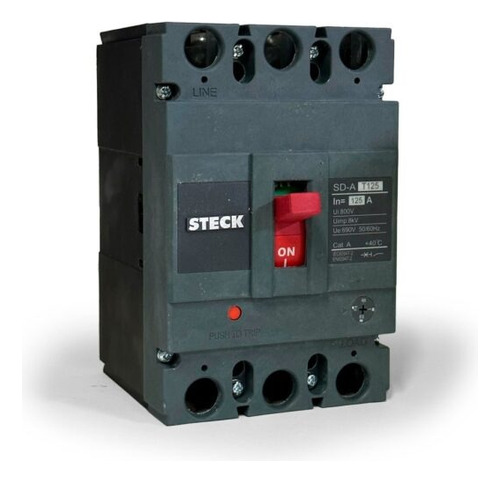 Interruptor Automatico 3x125a Steck Sdat125