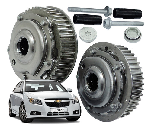 Par Polia Comando Variável Gm Cruze 1.8 16v Ecotec