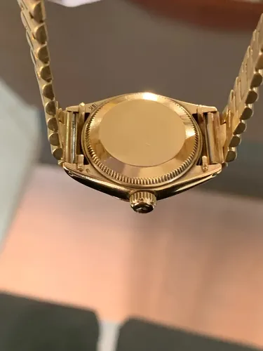 Rolex Oyster Ladies Ouro Maciço 18k 750 Bracelet Full Links