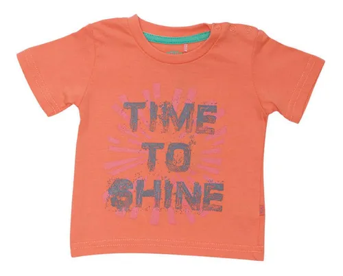Polera Mc Bebe Algodón Verano Niño Coral
