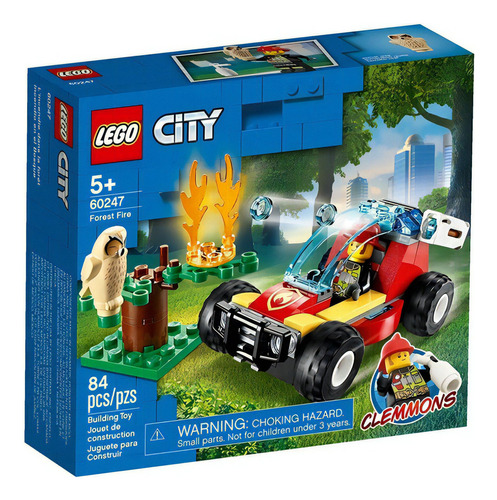 Lego City Bosque Incendiado 84 Piezas