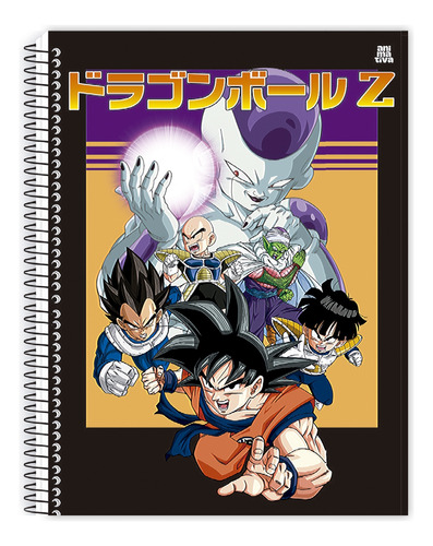 Caderno Dragon Ball Z 1 Matéria Univ. Esp. Animativa Capa 1