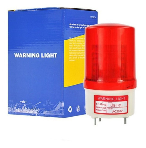 Baliza Rotatoria Luz Led De Emergencia 220v