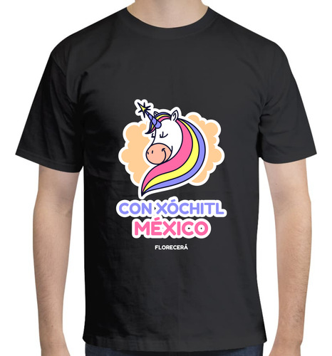 Playera Xóchitl Gálvez - Mexico Florecerá - Unicornio Feliz