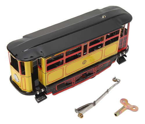 Trolley Modelo Wind Up Toys Hojalata Vintage Interesante