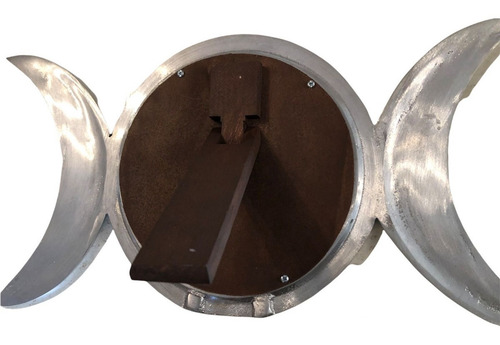 Espejo Triple Luna Triple Diosa Wicca Magia Pewter