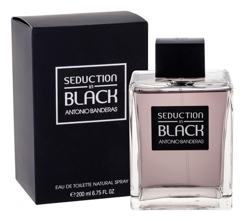 Imagen 3 de 4 de Perfume Banderas Black Seduction EDT Para Hombre EDT 200 ml para hombre