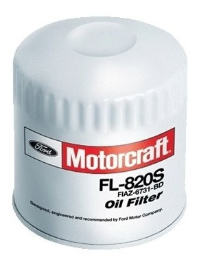 Filtro Aceite Motorcraft Fl820s Fl-820s Triton  Duty Mustang