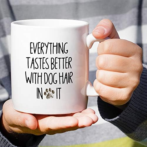 Taza Divertida Retreez, Todo Sabe Mejor Con Pelo De Perro, A